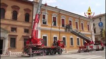Ferrara - Terremoto - Vigili del Fuoco - Ex Borsa (27.05.12)