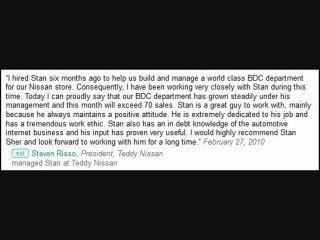 BDC Experts Testimonial - Dealer eTraining