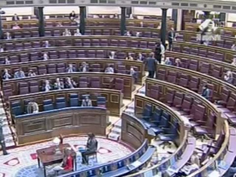 El Congreso de los Diputados vacío para debatir los PGE