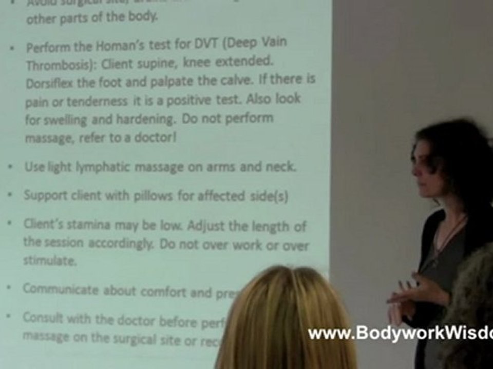 Intro to Massage Therapy Supports Healing from Breast Cancer w/ Eeris Kallil - Sample of her class