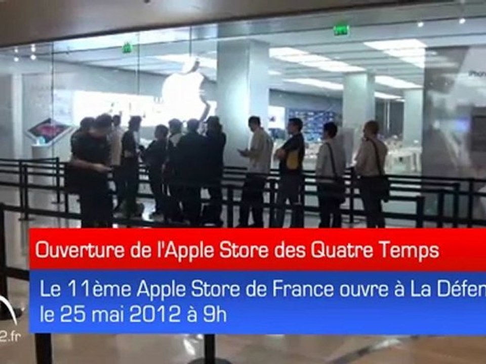 Ouverture de l'Apple Store des Quatre Temps