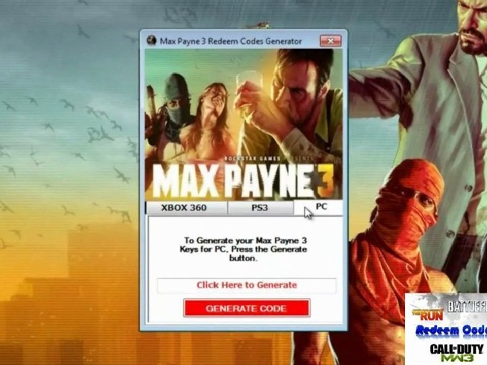 Free Max Payne 3 Full Game Download Codes (PC/Xbox360/PS3)