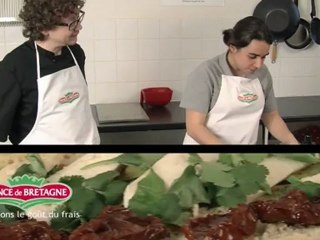 Sandwiches aux légumes avec les Princesses de Bretagne