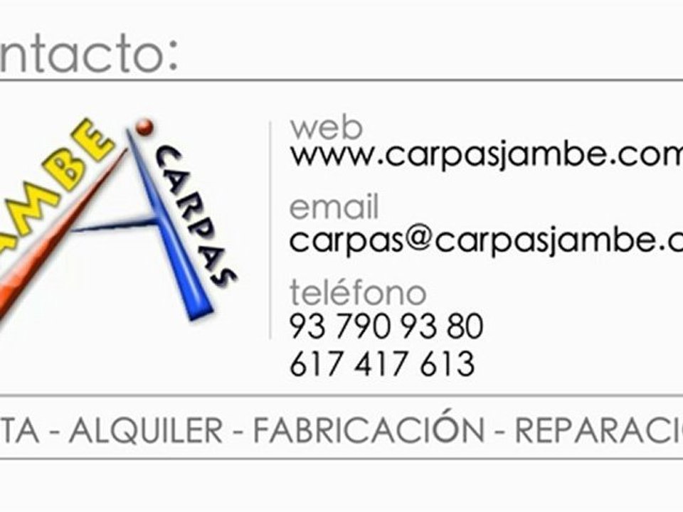 Venta carpes. Carpes per a fires Barcelona