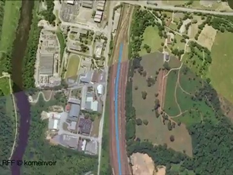 Le projet de LGV Poitiers Limoges : l'arrivée virtuelle aux Bénédictins