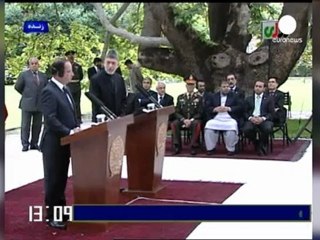 Visite éclair de François Hollande en Afghanistan