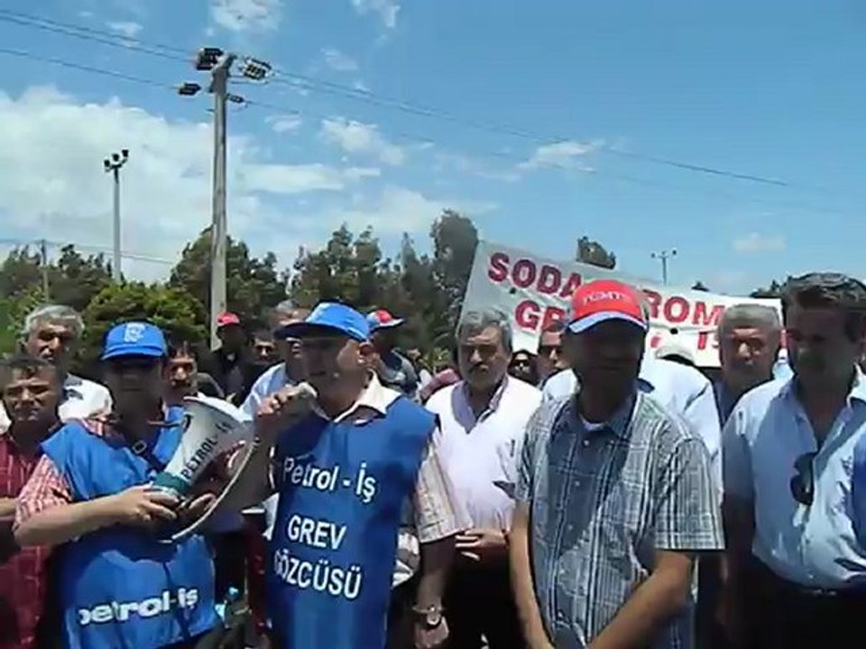 petrol iş grev video  (5) mersin DHF