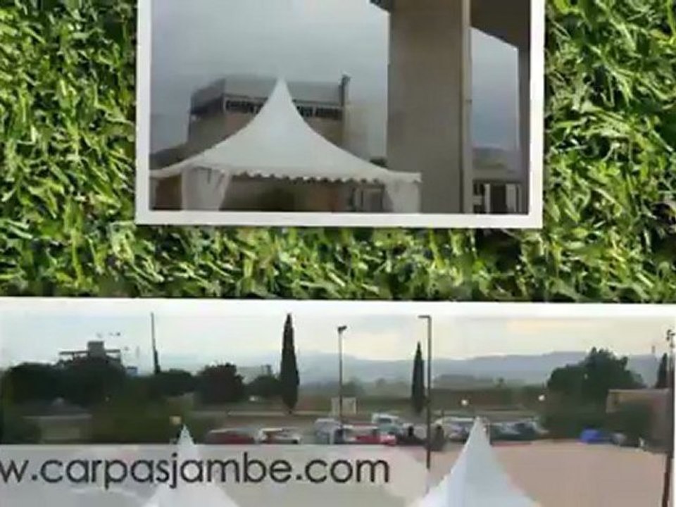 Alquiler carpas jaima. Carpas plegables Barcelona