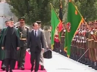 French president visits Afghanistan