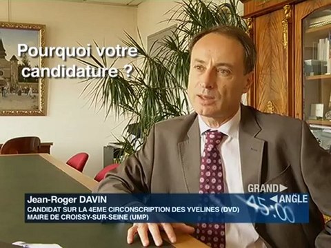 Législatives - Jean-Roger Davin, candidat sur la 4ème circonscription des Yvelines