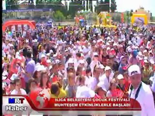 ILICA BELEDİYESİ ÇOCUK FESTİVALİ BAŞLADI