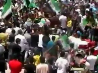 Shelling and protests in Syria