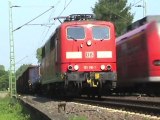 Züge Leubsdorf-Bad Hönningen, RAN 185, SBB Re482, MRCE 189, Railion 189, DB 185, 151, 143, 425
