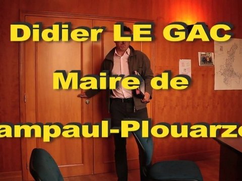 Jean-Luc Bleunven - Le soutien du jour : Didier Le Gac, maire de Lampaul-Plouarzel et conseiller général
