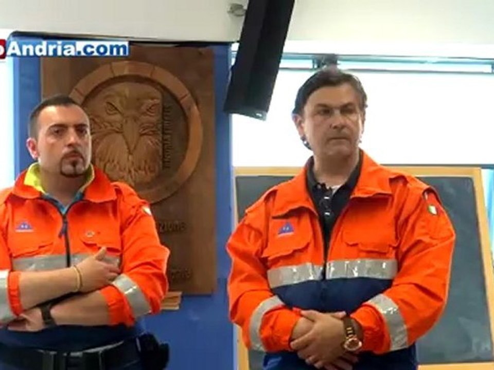 Esercitazione di Protezione Civile ad Andria: attivazione del Centro Operativo Comunale