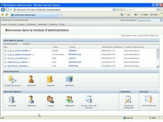 Logiciel BPM WorkflowGen : Gestion des Utilisateurs