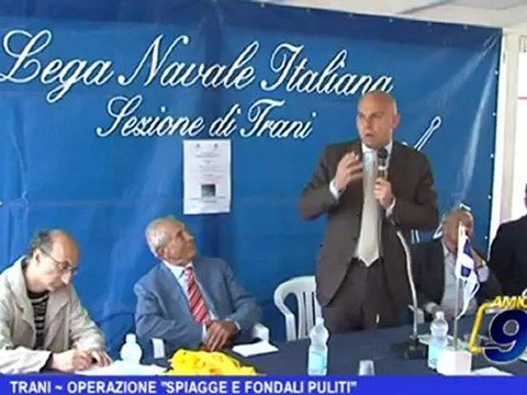 Trani | Operazione Spiagge e fondali