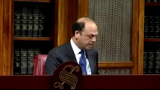 Alfano - Lapsus Berlusconi Presidente della Repubblica (25.05.12)