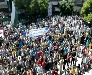 Syria فري برس ادلب كفرنبل كلمة السيد محمد السرميني دمشق موعدنا قريب25 5 2012 Idlib