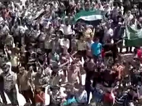 Syria فري برس جبل الزاوية فركيا مظاهرة جمعة دمشق موعدنا القريب 25 5 2012 Idlib