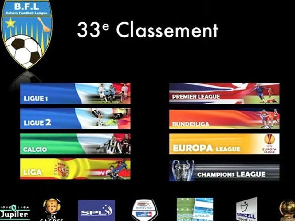 B.F.L. Classement°33-2012