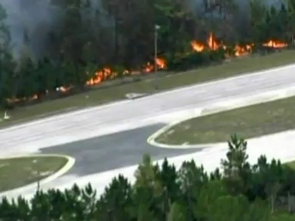 Florida brush fire chaos