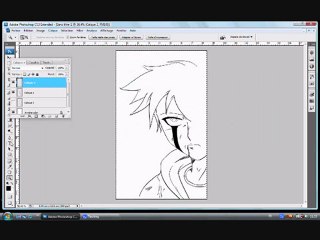 dessin rapide (speed drawing) de Glean, personnage important de My destiny