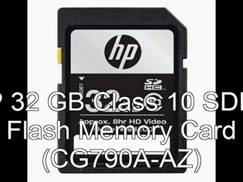 Flash memory 2012 | HP 32 GB Class 10 SDHC Flash Memory Card (CG790A-AZ)