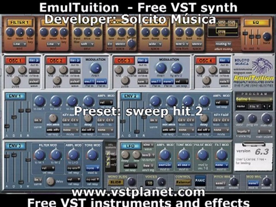 EmulTuition - Free VST synth