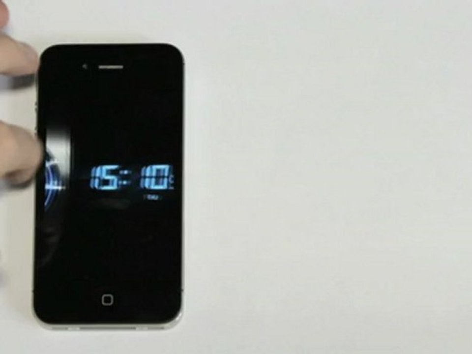 Application iPhone : Alarm clock