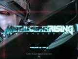 Metal Gear Rising : Revengeance (PS3) - Ecran-titre