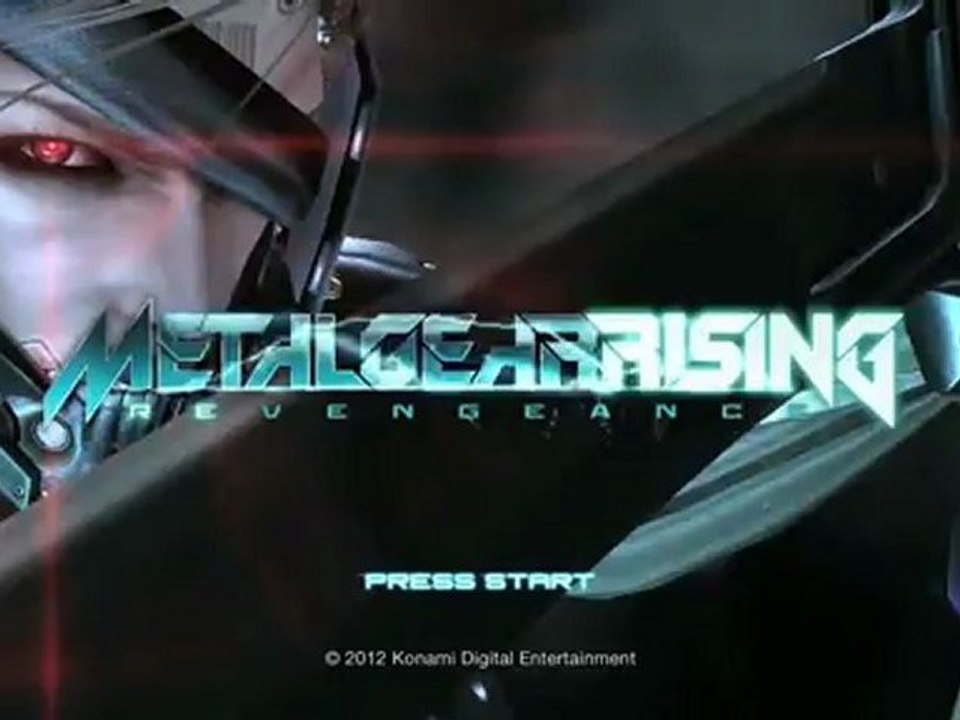 Metal Gear Rising : Revengeance (PS3) - Ecran-titre