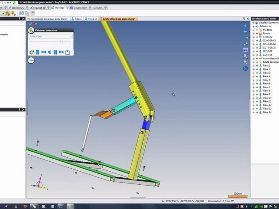 décoleuse pneus moto