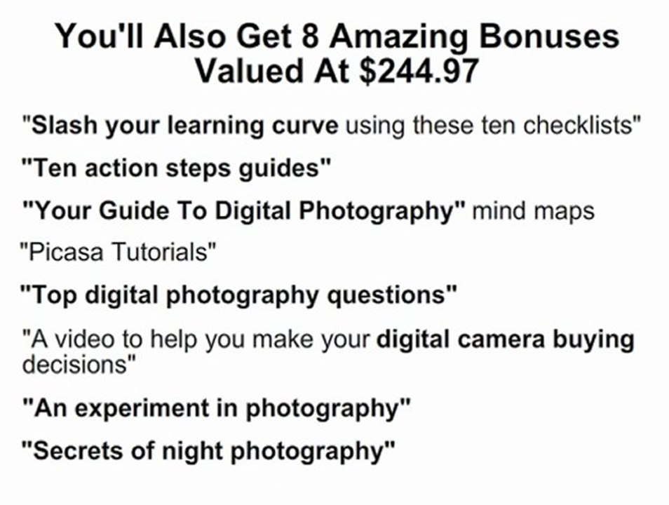 Digital Photography Course