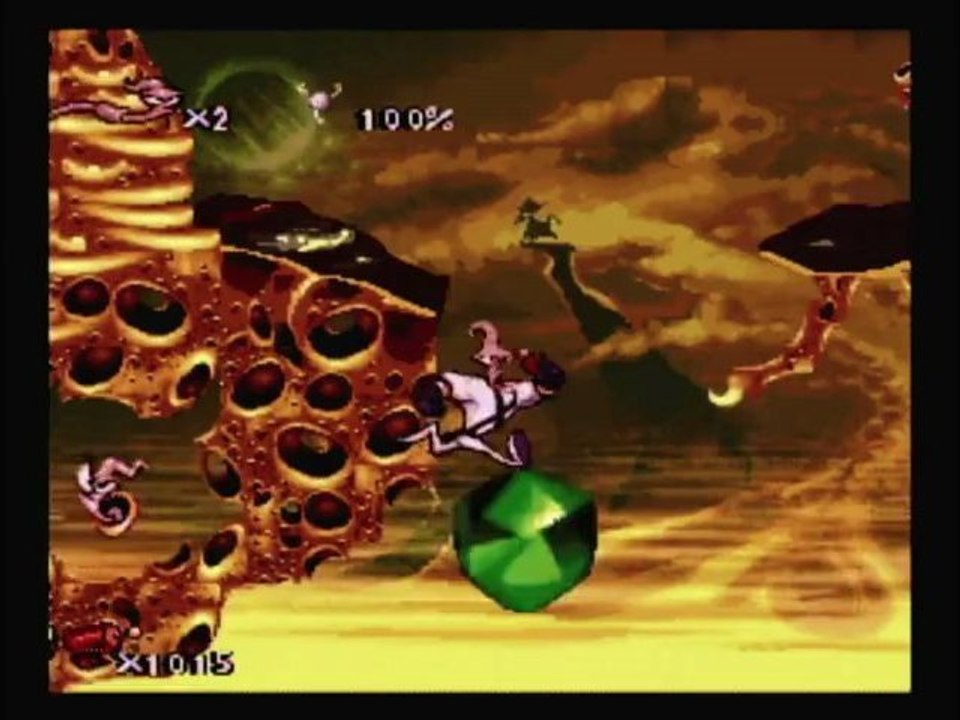 CGRundertow EARTHWORM JIM for Super Nintendo Video Game Review