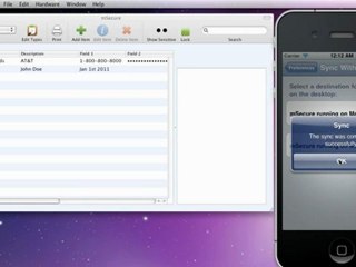 mSecure Mac to iOS Sync Tutorial