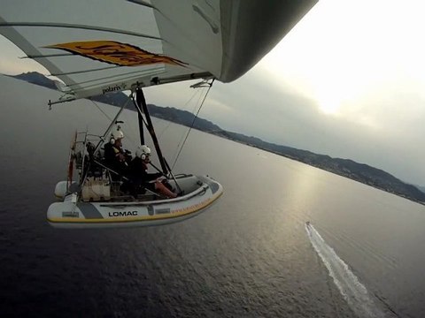 On a testé l'incroyable bateau-volant au-dessus de Cannes