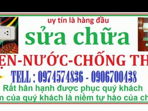 SỬA CHỮA ĐIỆN NƯỚC TẠI QUẬN PHÚ NHUẬN.CALL0912655679