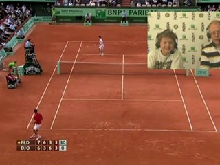 Samedi 26 mai 2012 - Federer vs Djokovic - Antoine & Olivier