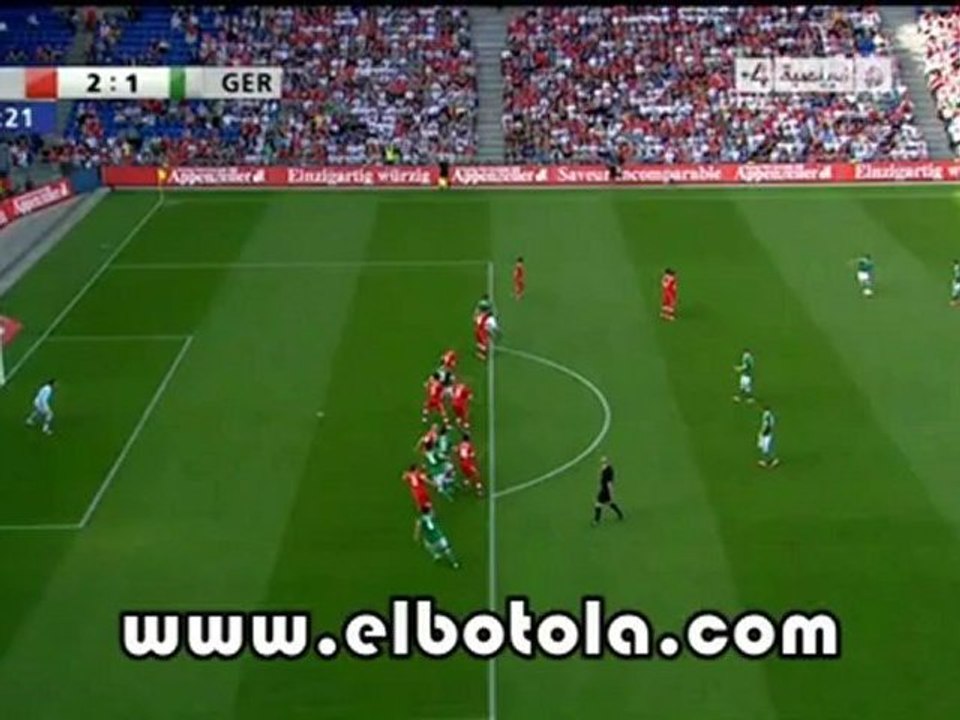 هدف ألمانيا الاول ضد سويسرا