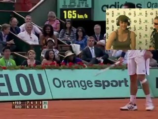 Samedi 26 mai 2012 - Federer vs Djokovic - Morgane & Hélène