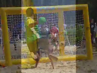 Baradat au Sand Ball lors des Jeux des Lycées 2012