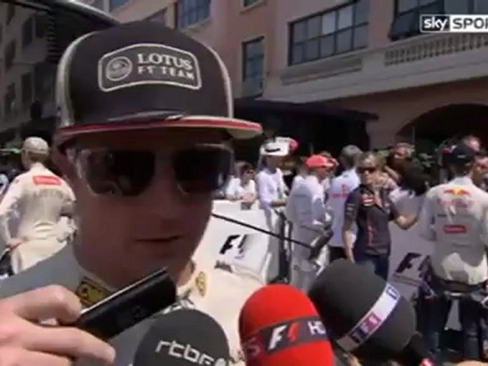 Monaco 2012 Kimi Räikkönen Quali Interview
