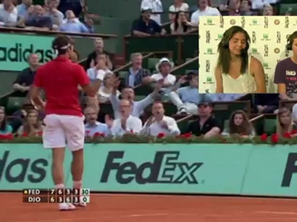 Samedi 26 mai 2012 - Federer vs Djokovic - Abir & Yll