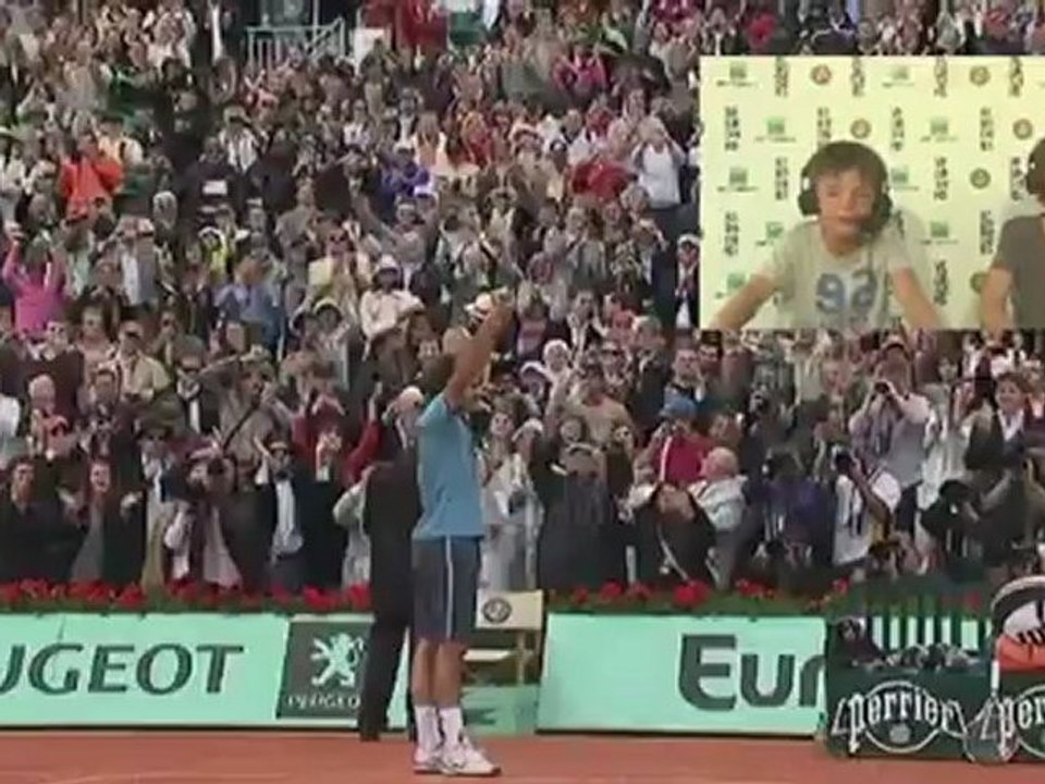 Samedi 26 mai 2012 - Federer vs Soderling - Martin & Theophile