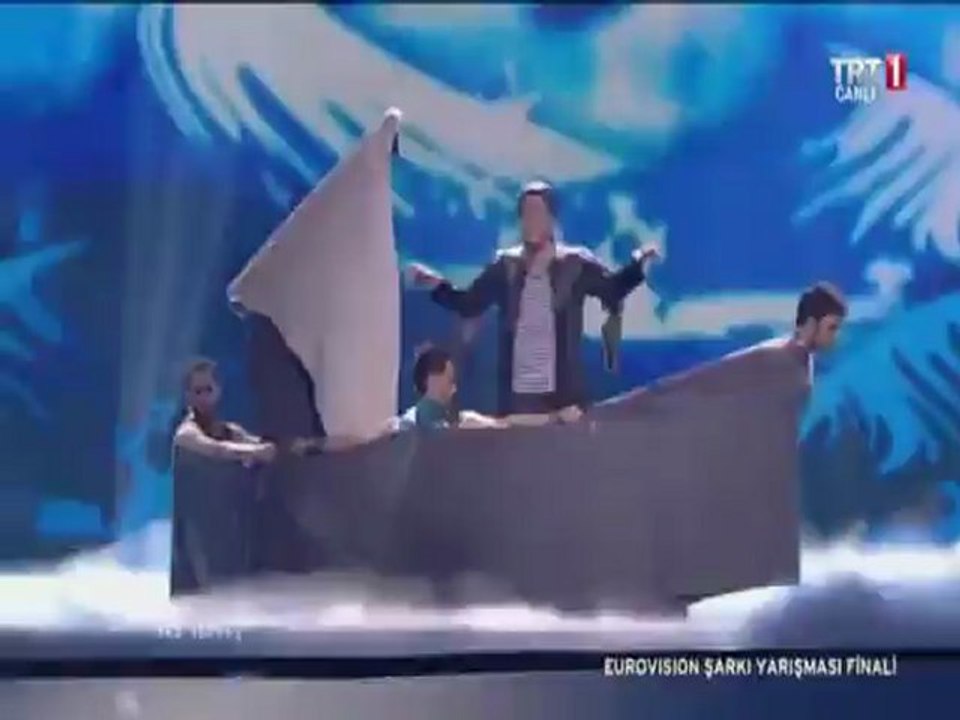 İşte Can Bonomo'nun Eurovision'daki final performansı