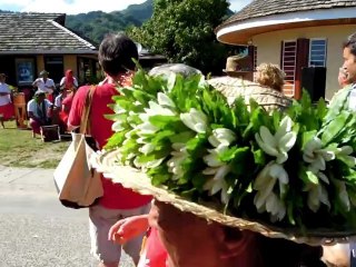 groupe salon artisanat Huahine