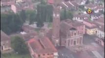 Sant'Agostino (FE) - Terremoto - Immagini aeree Municipio e Chiesa (26.05.12)