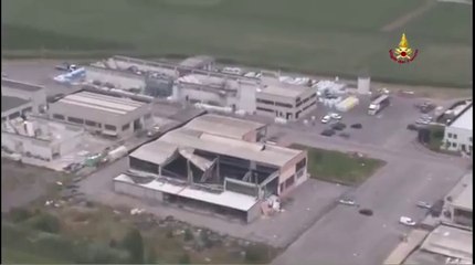Ferrara - Terremoto - Immagini aeree zona industriale 2 (26.05.12)