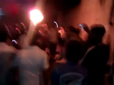 Syria فري برس ريف دمشق داريا مظاهرة ليلية تزامناً مع حملة التكبير 27 5 2012 Damascus